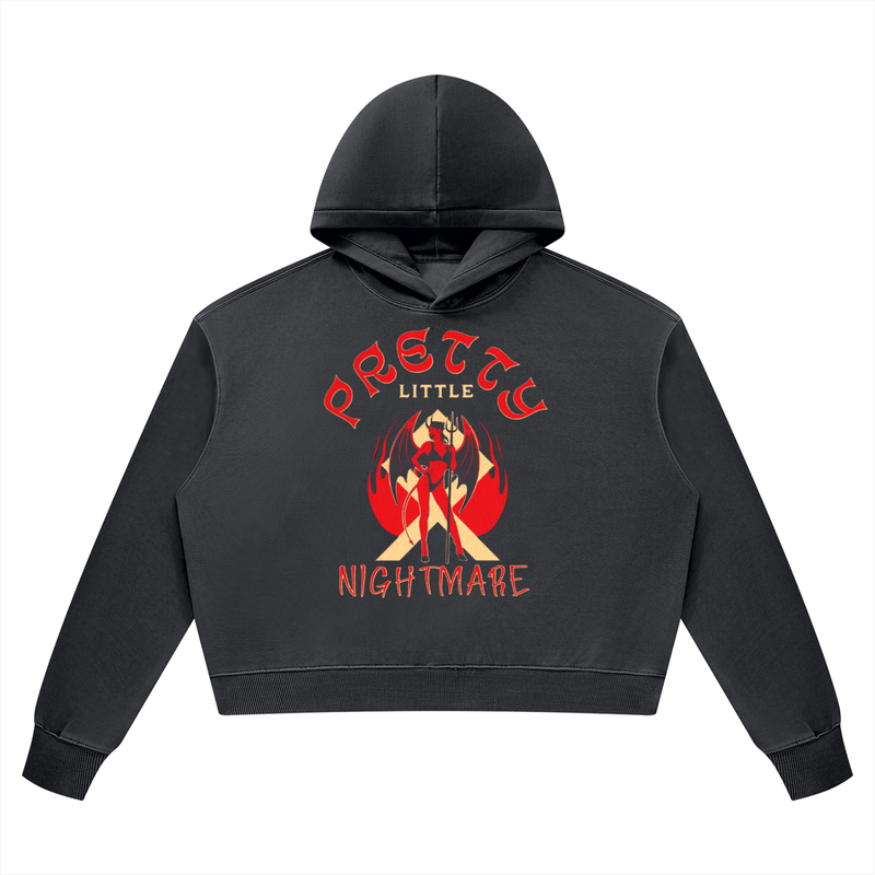 Pretty Little Nightmare Vintage Wash Heavyweight Hoodie - Studio 653