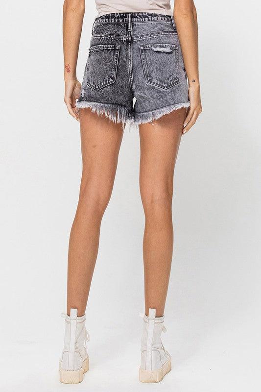 Super High-Rise 2 Toned Jean Short - Studio 653