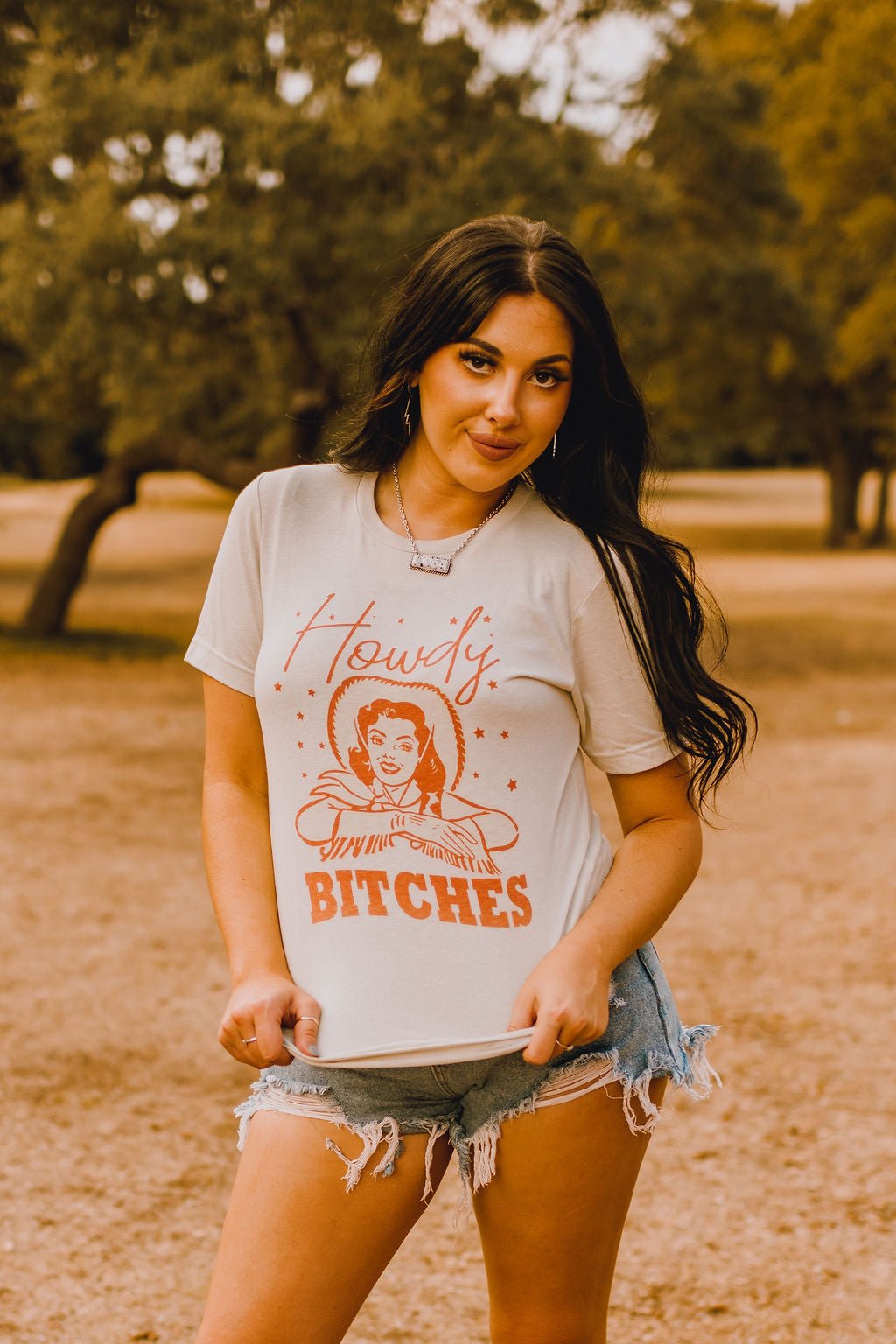 Howdy Bitches Western Graphic Tee - Studio 653