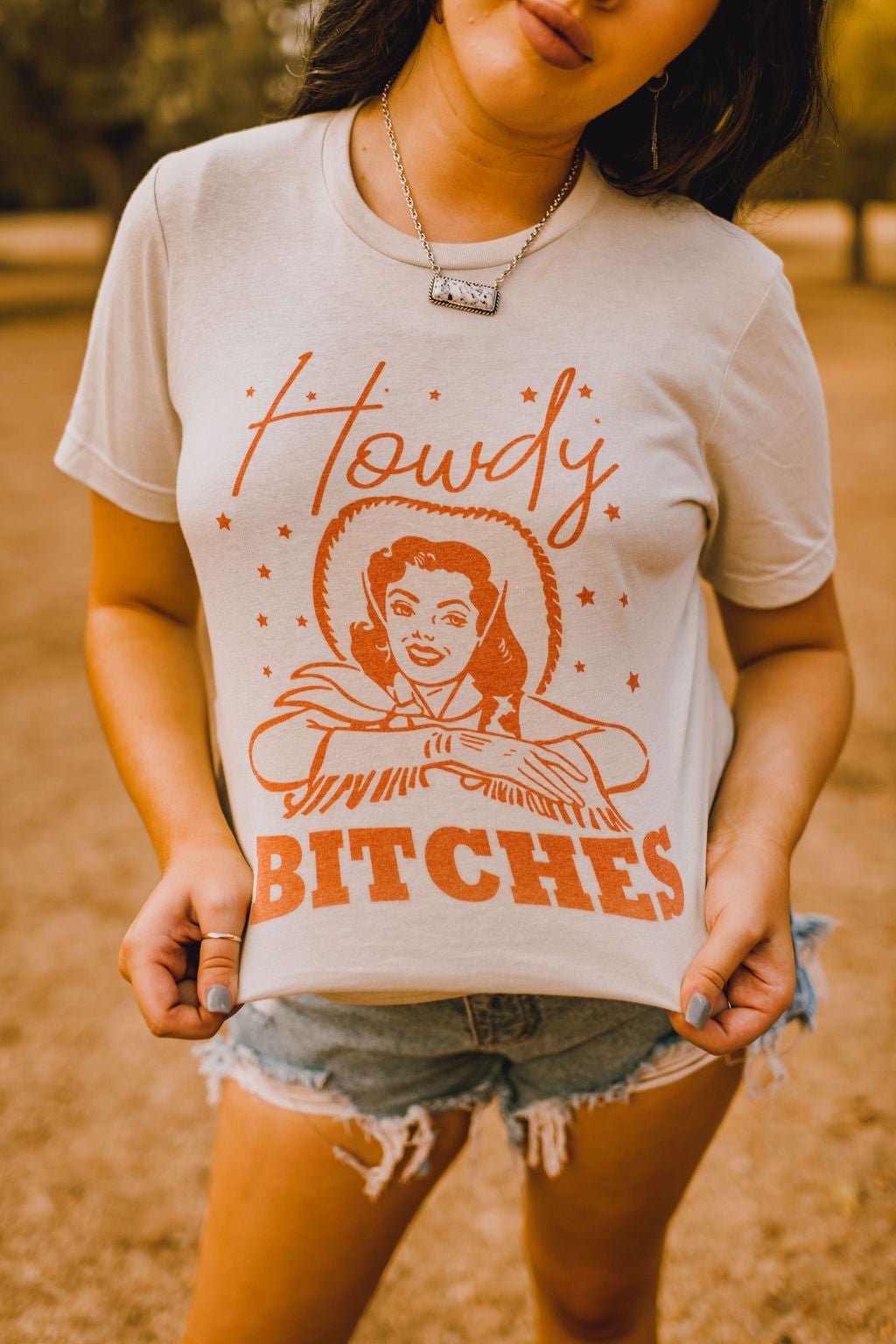 Howdy Bitches Western Graphic Tee - Studio 653
