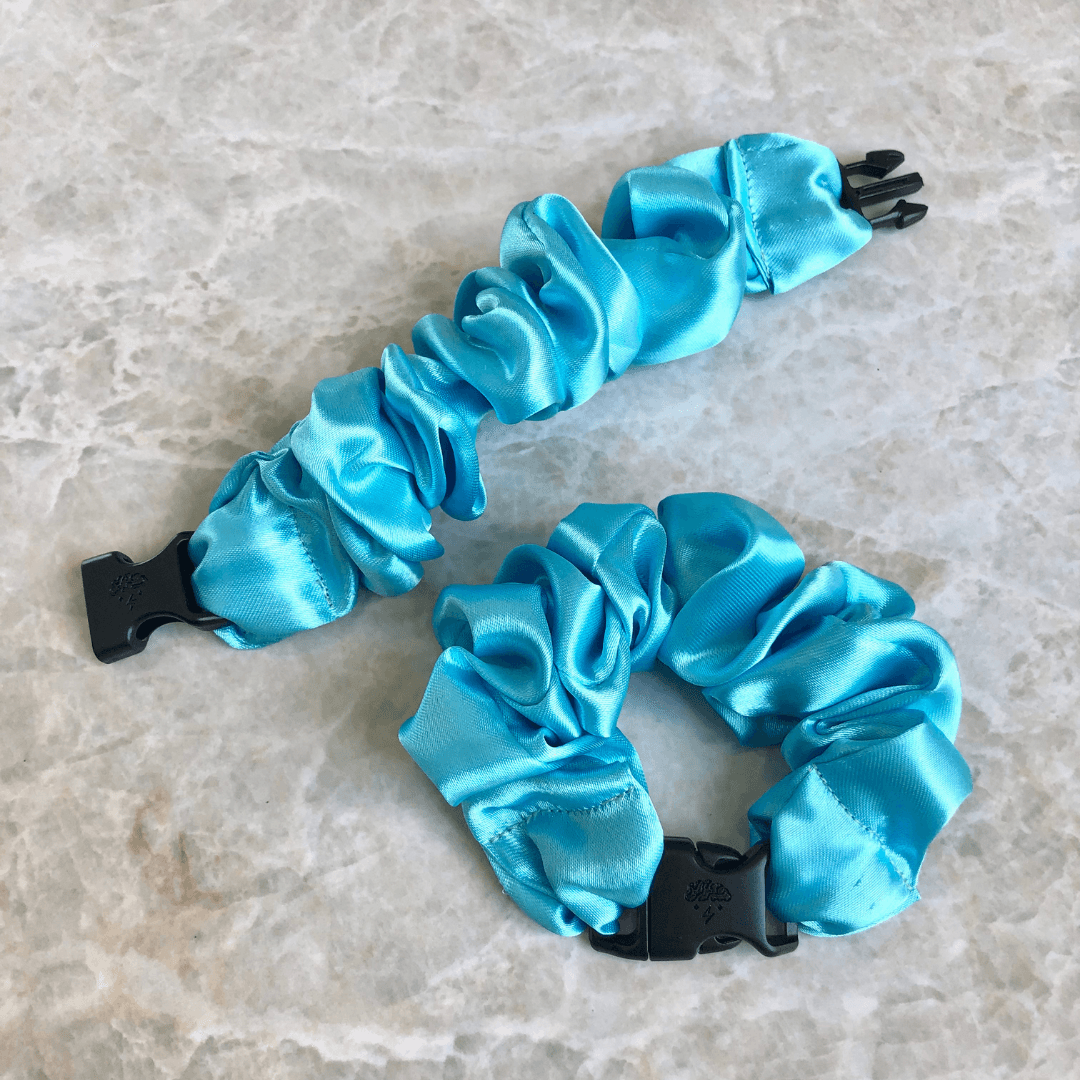 Buckle Scrunchie - Vibrant Solid Colors - No Snagging, No Tangles - Studio 653