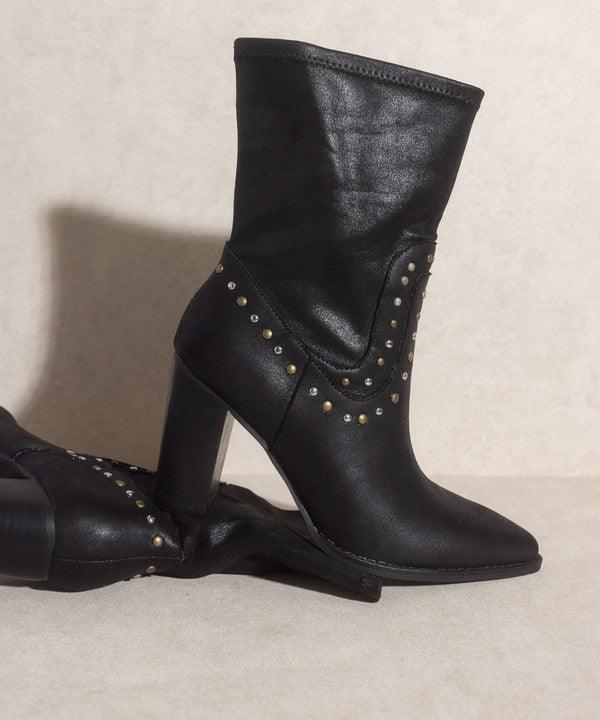 Paris - Studded Boots - Studio 653