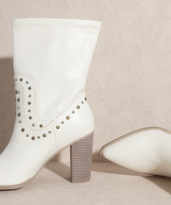 Paris - Studded Boots - Studio 653