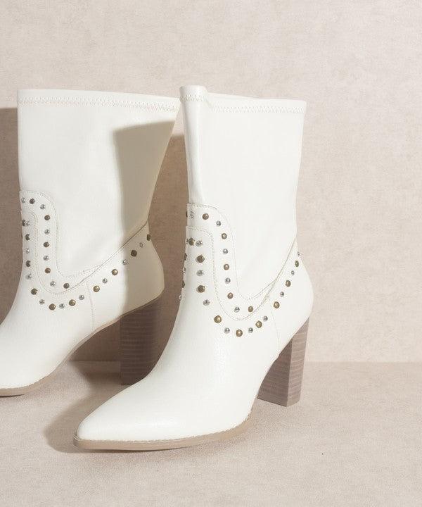 Paris - Studded Boots - Studio 653