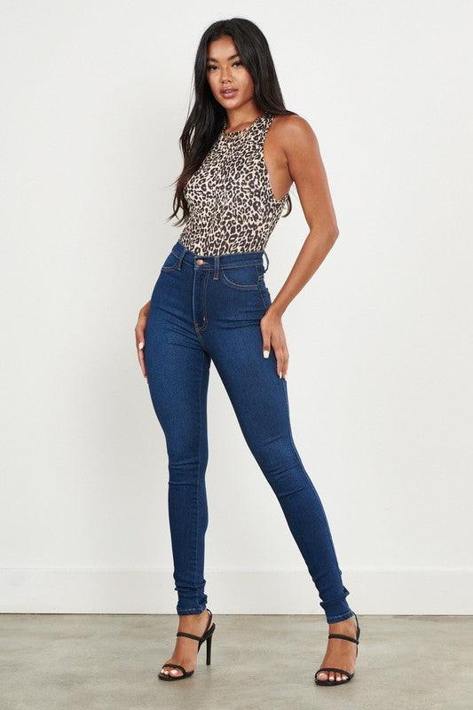 High-Waisted Classic Skinny Jean - Studio 653