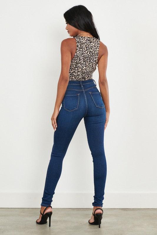 High-Waisted Classic Skinny Jean - Studio 653