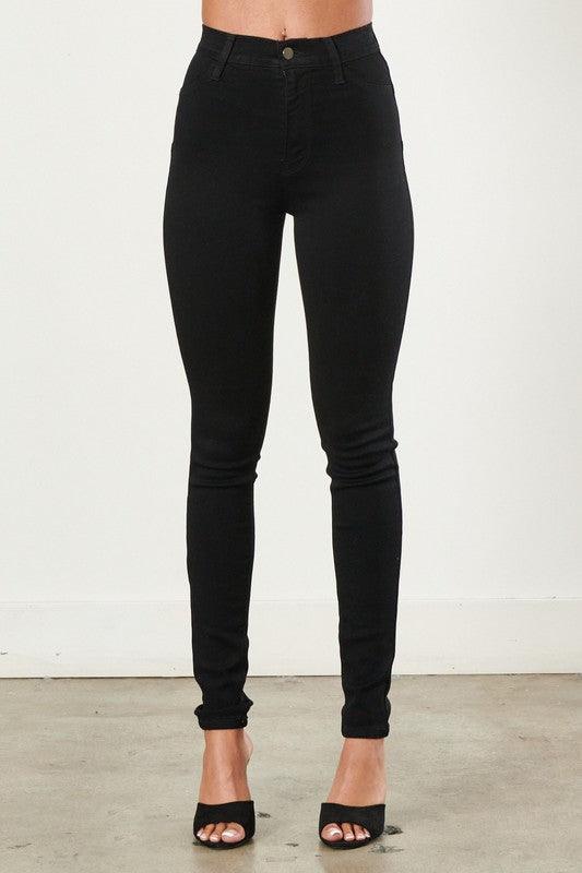 Black High-Waisted Skinny Jean - Studio 653