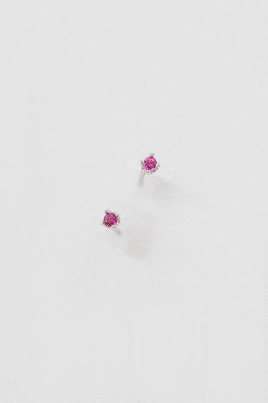 Dainty Stud Stone Earrings - Studio 653