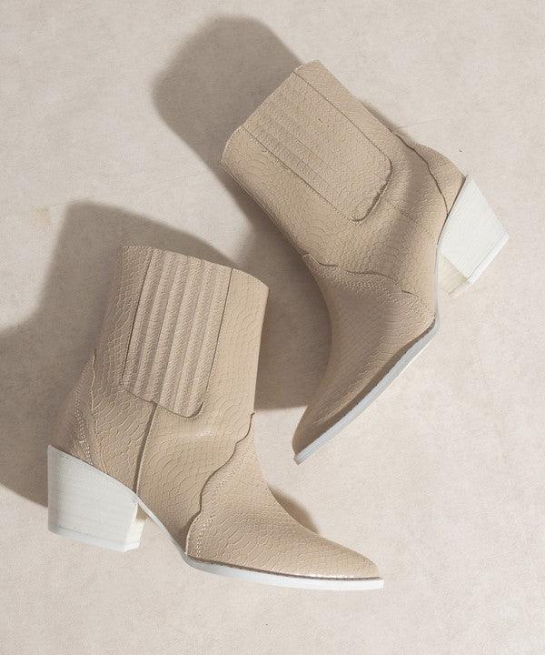 Dawn - Paneled Western Bootie - Studio 653