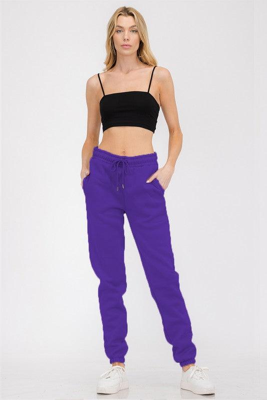 Womens Lounge Sweat Pants Jogger Cotton - Studio 653