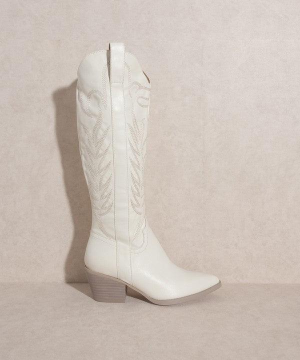 Samara - Embroidered Tall Boot - Studio 653