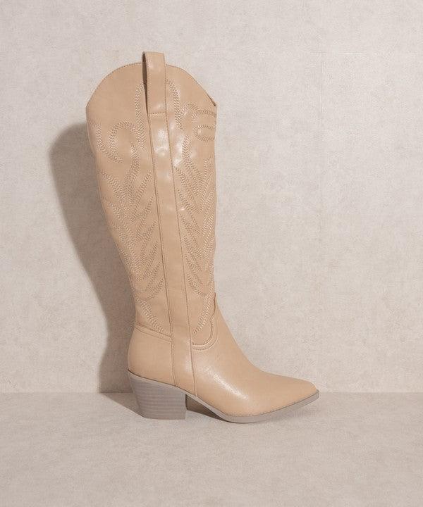 Samara - Embroidered Tall Boot - Studio 653