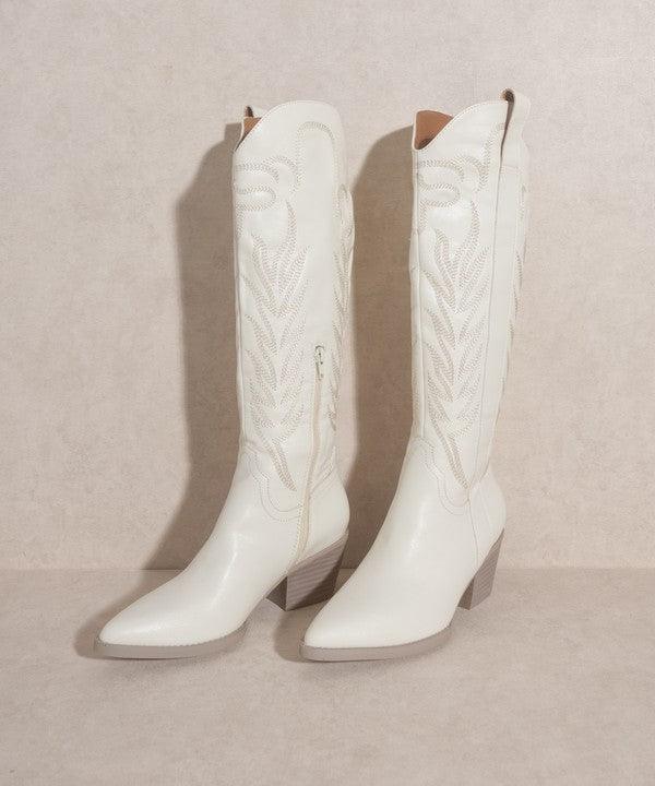 Samara - Embroidered Tall Boot - Studio 653