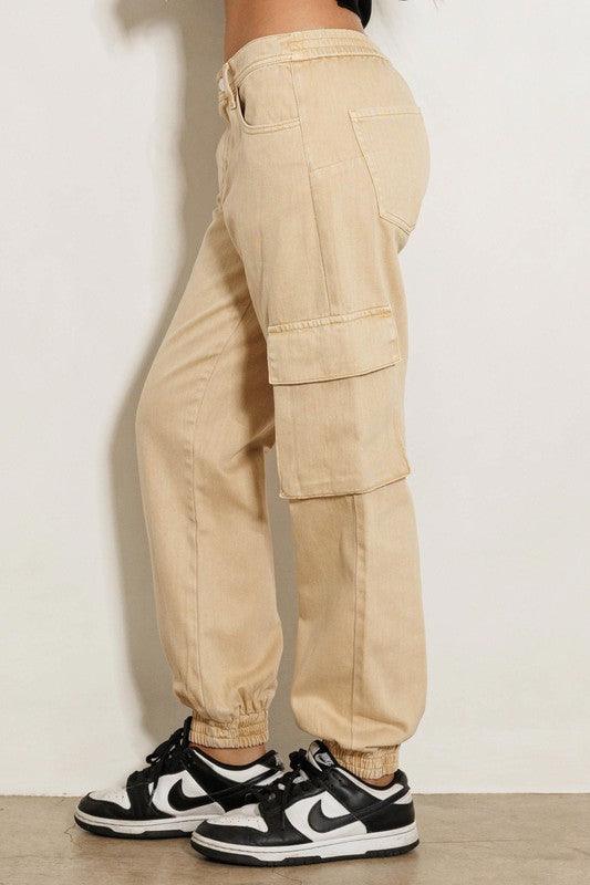 Wide Leg Good Drank Cargo Jeans - Studio 653