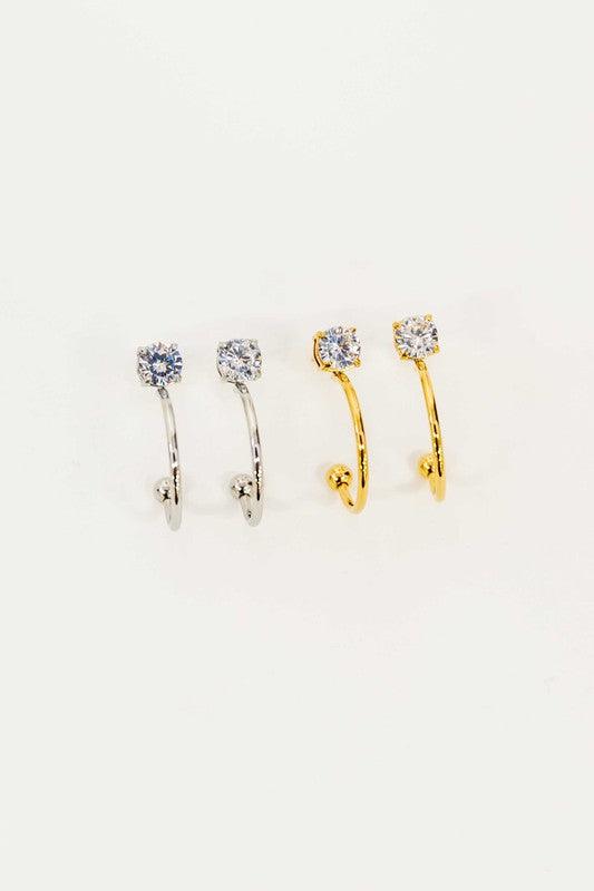 Classic Stone Stud Earrings - Studio 653