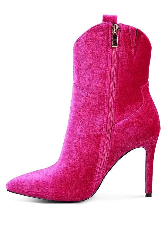 Nat-Love Velvet Cow Girl Boot - Studio 653