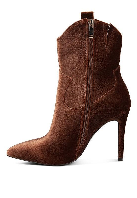 Nat-Love Velvet Cow Girl Boot - Studio 653