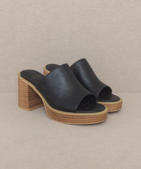 Camille - Platform Slide Heel - Studio 653