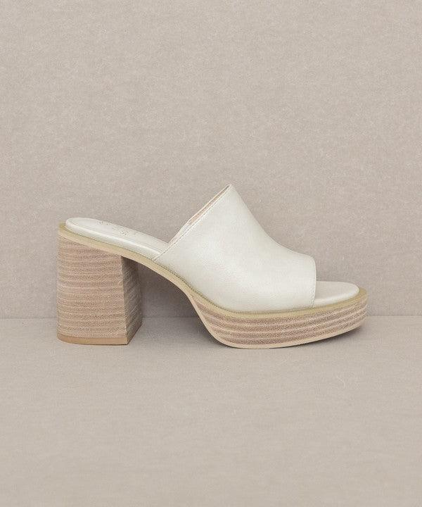 Camille - Platform Slide Heel - Studio 653