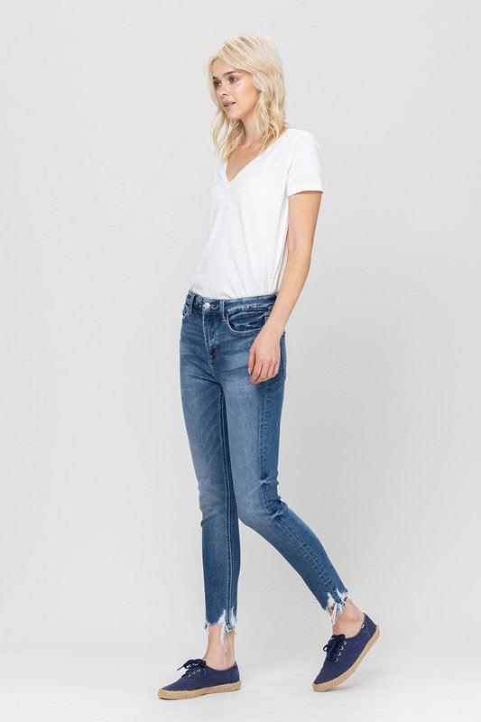 High-Rise Skinny Ankle Jeans - Studio 653