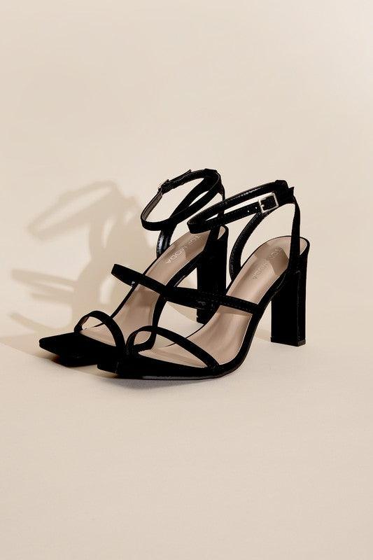 Devin Ankle Strap Heels - Studio 653