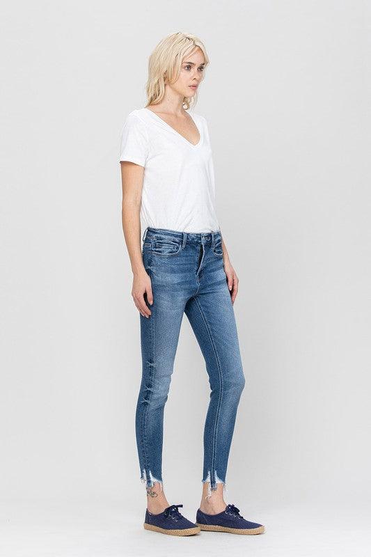 High-Rise Skinny Ankle Jeans - Studio 653