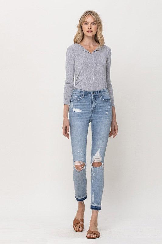 Mid-Rise Crop Skinny Jean - Studio 653