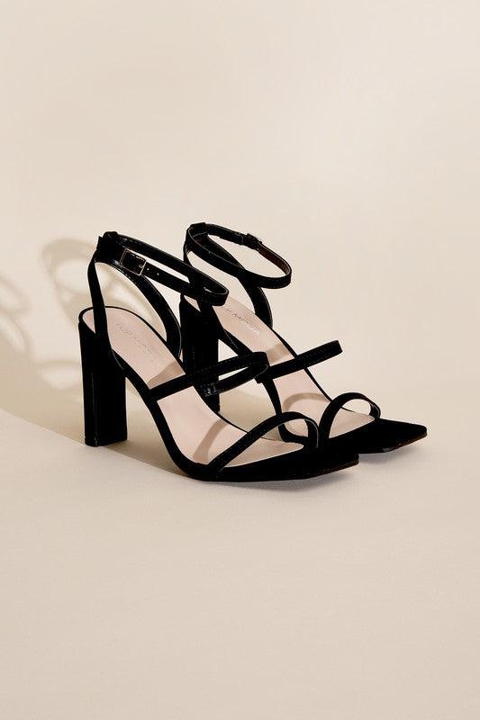 Devin Ankle Strap Heels - Studio 653